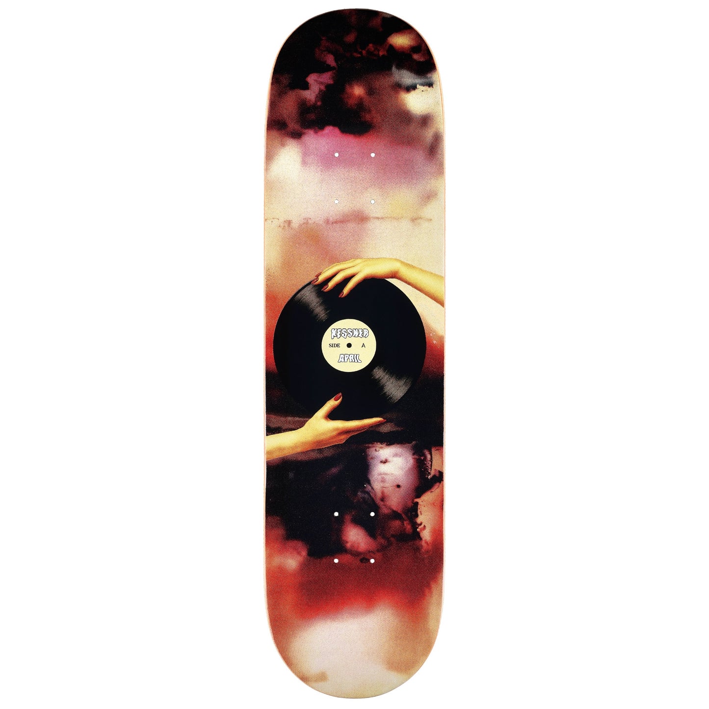 April Ronnie Kessner Record Skateboard Deck 8.5"