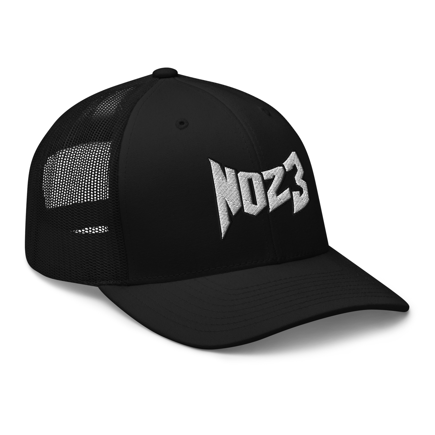 NO23 Trucker Black Cap