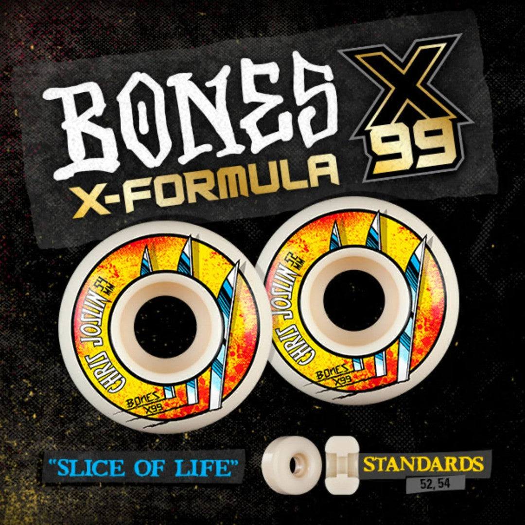 Bones Chris Joslin Slice Of Life X-Formula™ (XF) V1 Standard Wheels - 52mm 99A