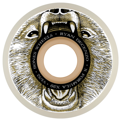 Bones Ryan Decenzo Bear Grills X-Formula™ (XF) V5 Sidecut Wheels - 52mm 99A