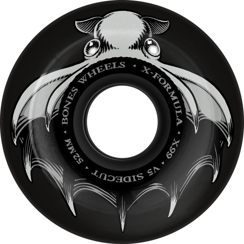 Bones Dark Waters X-Formula™ (XF) V5 Sidecut Black Wheels - 52mm 99A