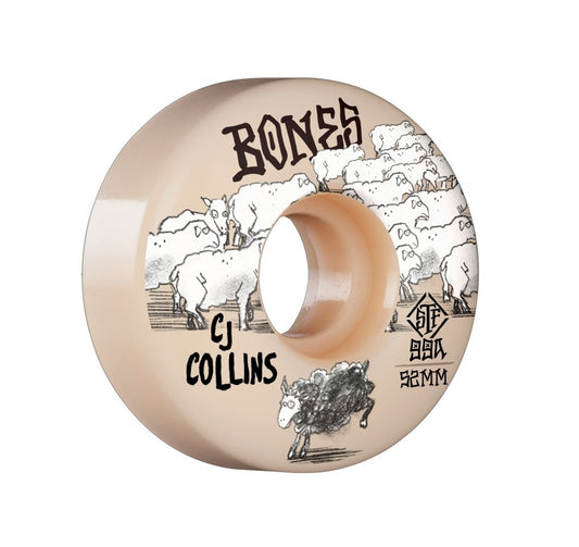 Rodas Bones CJ Collins Black Sheep Street Tech Formula™ (STF) V3 Slims 52mm 99A