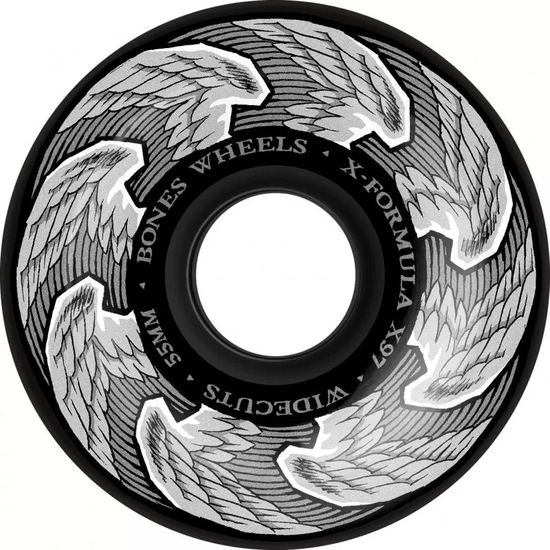 Bones Death Angels X-Formula™ (XF) V6 Wide-Cut Wheels - 55mm 97A