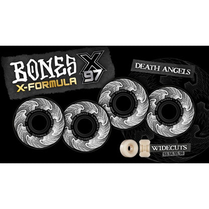 Bones Death Angels X-Formula™ (XF) V6 Wide-Cut Wheels - 56mm 97A