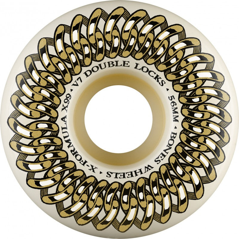 Bones Double Lock X-Formula™ (XF) V7 Double Locks Wheels - 56mm 99A