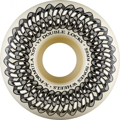 Rodas Bones Double Lock X-Formula™ (XF) V7 Double Locks - 58mm 97A