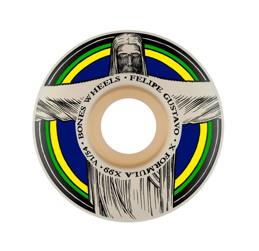 Rodas Bones Felipe Gustavo Redeemer X-Formula™ (XF) V1 Standard - 54mm 99A
