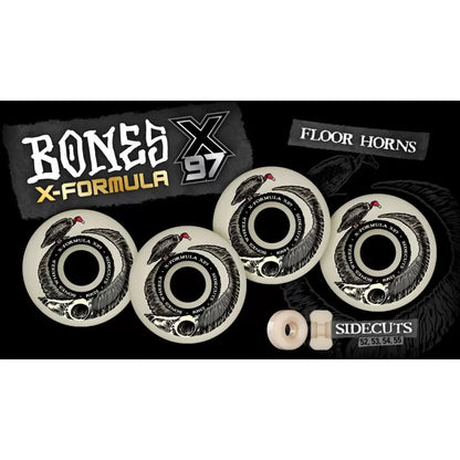 Bones Floor Horns X-Formula™ (XF) V5 Sidecut Wheels - 55mm 97A