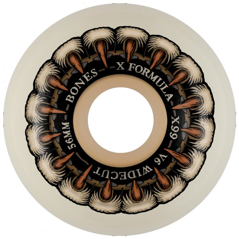 Rodas Bones Grippin Wolf X-Formula™ (XF) V6 Wide-Cut 56mm 99A