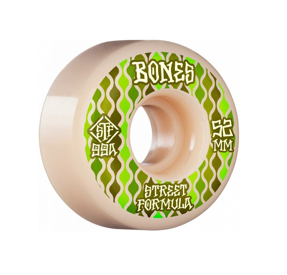 Stf Rods Wheels Bones Retros Street Tech Formula™ (STF) V2 Locks 52mm 99A – NO23 ...
