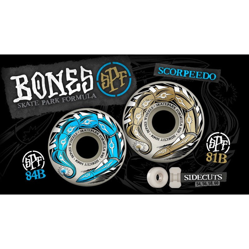 Bones Scorpeedo Skatepark Formula™ Sidecut Wheels (SPF) - 58mm 101A