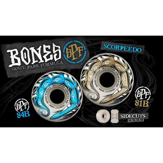 Bones Scorpeedo Skatepark Formula™ Sidecut Wheels (SPF) - 58mm 104A