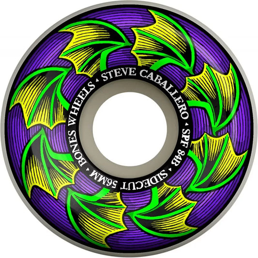 Bones Steve Caballero Bat Wings Skatepark Formula™ (SPF) Sidecut Wheels - 56mm 104A