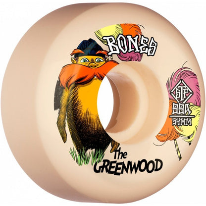 Bones The Greenwood Street Tech Formula™ (STF) V5 Sidecut Wheels 52mm 99A