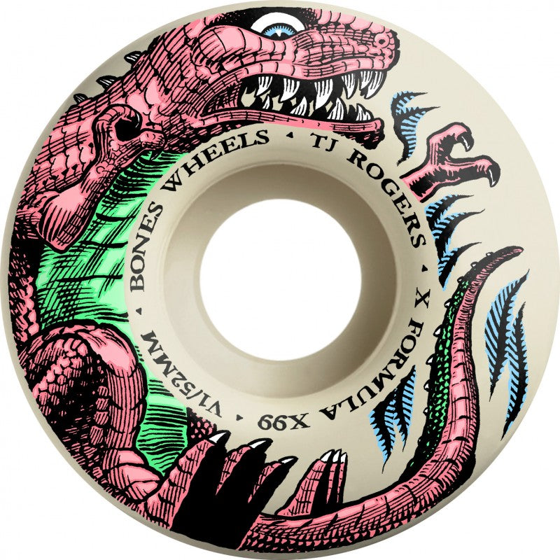 Rodas Bones Tj Rogers Dino-Sortas X-Formula™ (XF) V1 Standard - 52mm 99A
