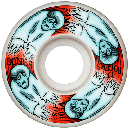 Rodas Bones TJ Rogers Whirling Specters Street Tech Formula™ (STF) V3 Slim - 54mm 103A