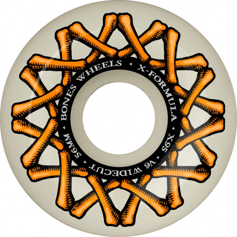 Rodas Bones XF X-Formula™ (XF) V6 Wide-Cut - 56mm 95A