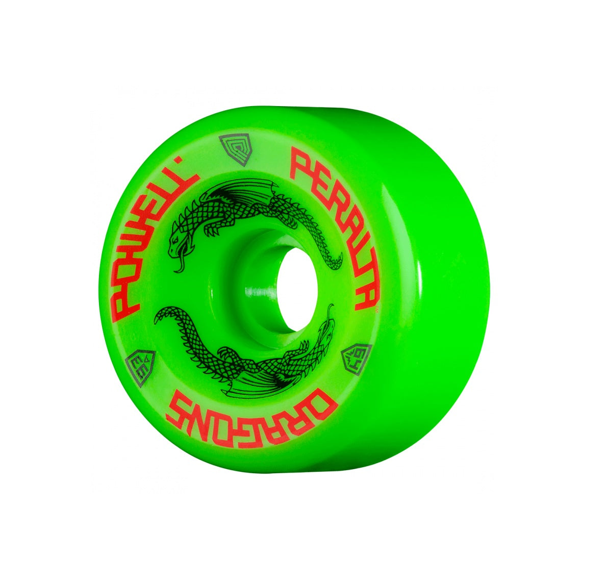 Roues De Skateboard Powell Peralta Dragon Formula 54mm X 34mm - Dureté 93A - Couleur Blanc Cassé