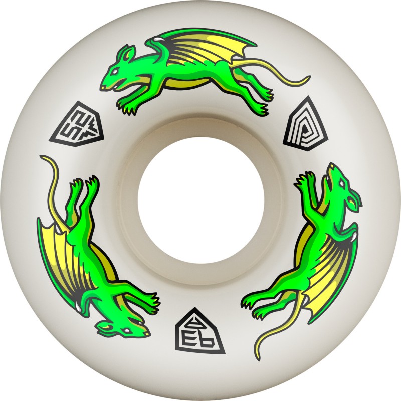 Rodas Powell Peralta Dragon Formula™ (DF) Nano Rats - 52mm x 34mm 93A
