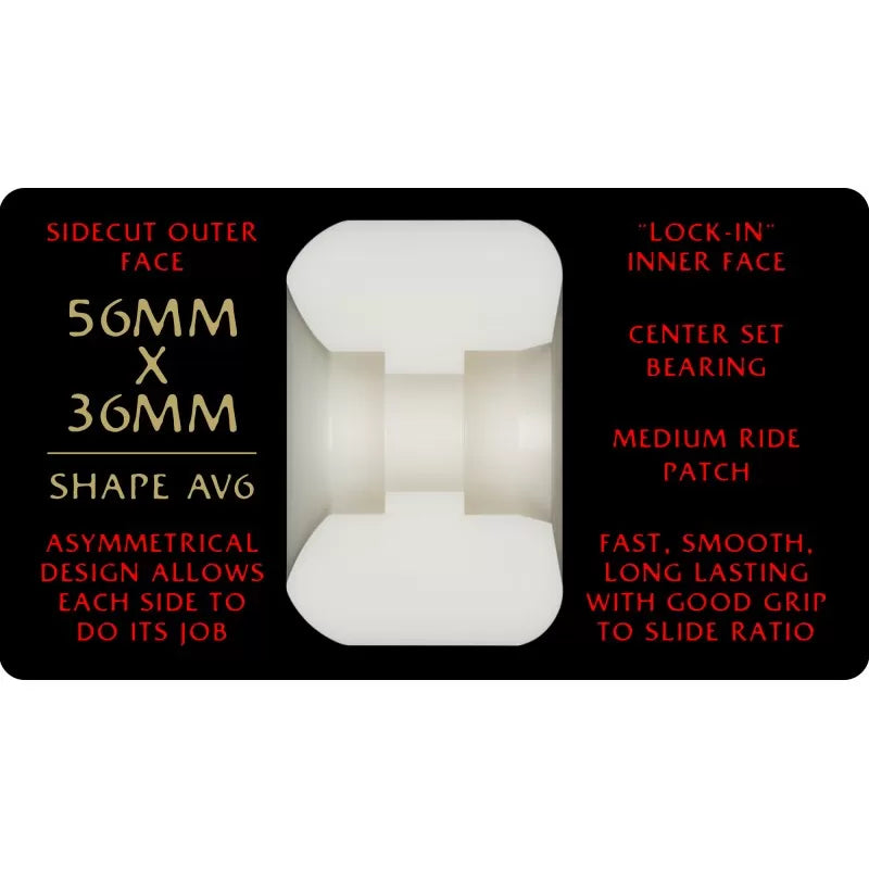 Rodas Powell Peralta Dragon Formula™ (DF) Nano Rats AV6 - 56mm x 36mm 93A