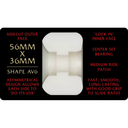 Rodas Powell Peralta Dragon Formula™ (DF) Nano Rats AV6 - 56mm x 36mm 93A