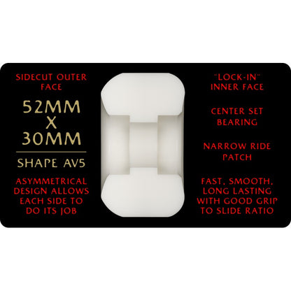 Powell Peralta Dragon Formula™ Spencer Semien (DF) Nano Rats Wheels - 52mm 93A