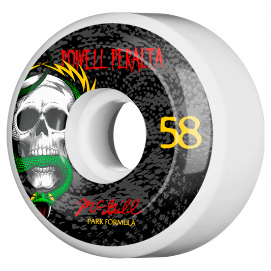 Powell Peralta Mike Mcgill Snake 3 White Wheels - 58mm x 104a