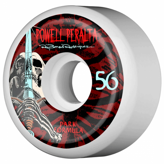 Powell Peralta Ray Rodriguez Skull & Sword 2 White Wheels - 56mm x 104a