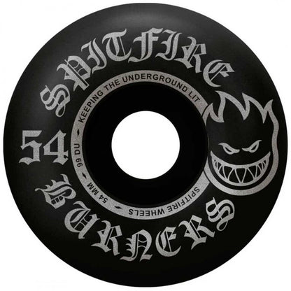 Spitfire Burners Black Wheels - 54mm 99DU