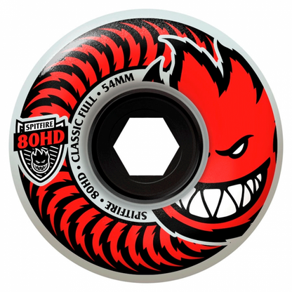 Spitfire Classic Full Chargers Clear Wheels - 54mm 80HD