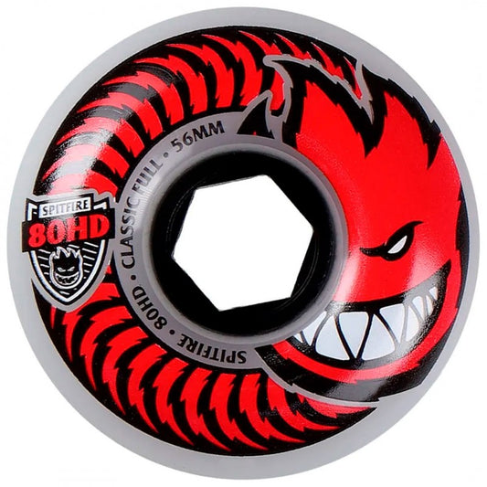 Rodas de Skate Spitfire Classic Full Chargers Clear 56mm 80HD