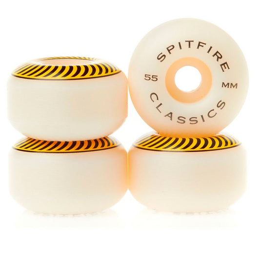Rodas Spitfire Classic White Yellow 55mm 99a