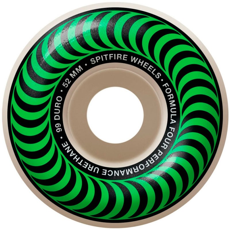 Spitfire Formula Four Classic Green 52mm 99Du Wheels