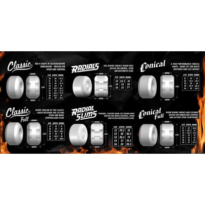 Rodas Spitfire Formula Four Classic Natural 54mm 97Du