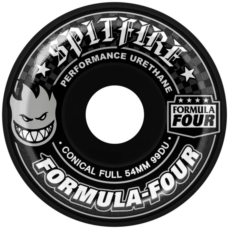 Rodas Spitfire Formula Four Conical Full Black - 54mm 99DU