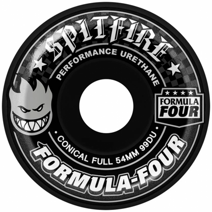 Rodas Spitfire Formula Four Conical Full Black - 54mm 99DU