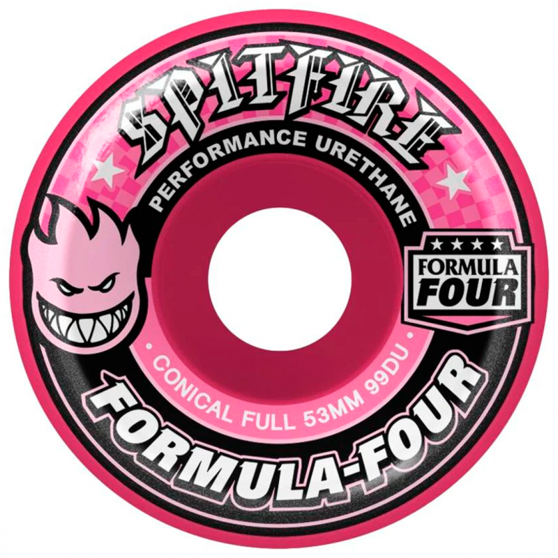 Rodas Spitfire Formula Four Conical Full Pink - 53mm 99DU