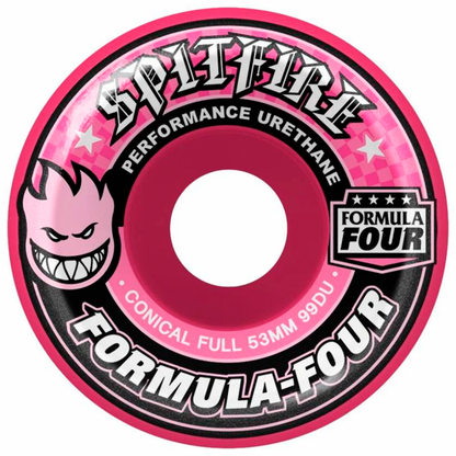 Rodas Spitfire Formula Four Conical Full Pink - 53mm 99DU
