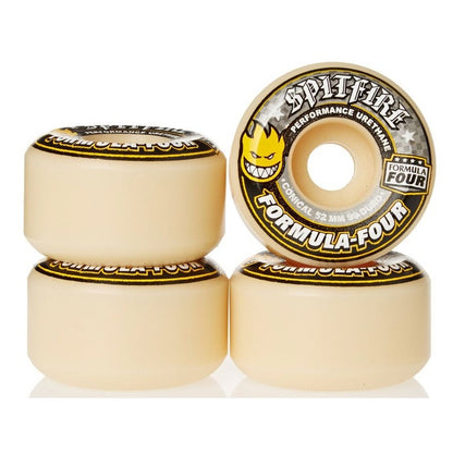 Rodas Spitfire Formula Four Conical Yellow Print - 52mm 99DU