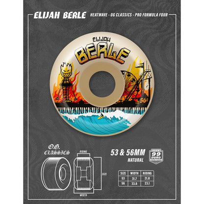 Rodas Spitfire Formula Four Elijah Berle OG Classics - 56mm 99DU