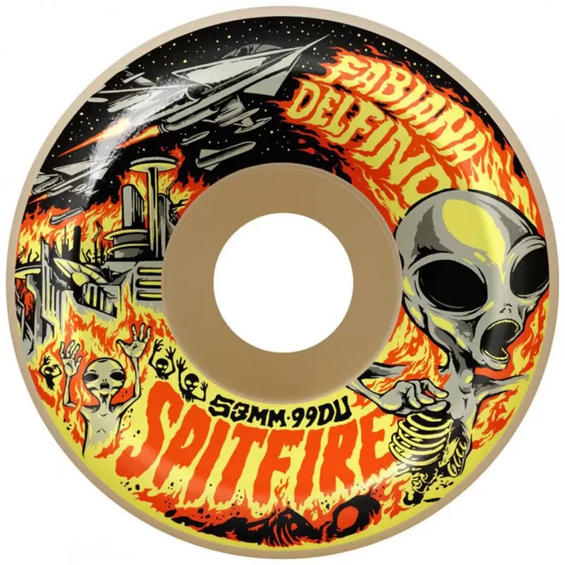 Rodas Spitfire Formula Four Fabiana Delfino Invasion Conical Full 53mm 99DU