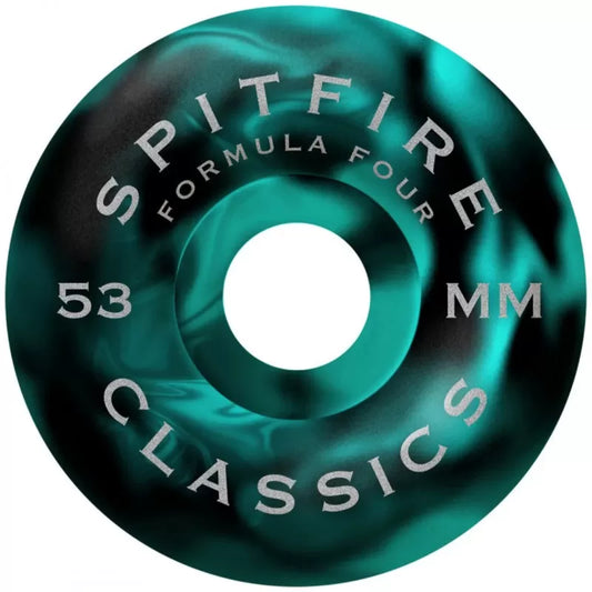 Rodas Spitfire Formula Four Floral Classic Teal/Black 53mm 99Du