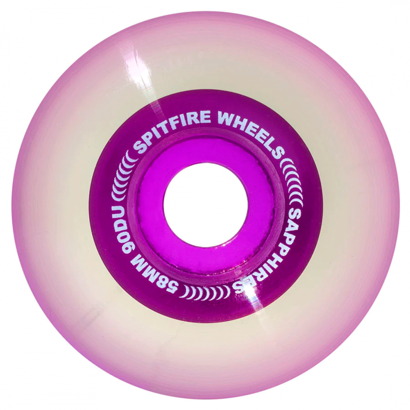 Rodas Spitfire Radials Sapphire Clear Purple - 58mm 90DU