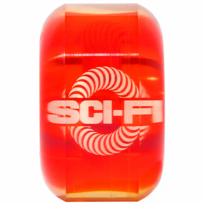 Spitfire x Sci-Fi Sapphires Radials Clear Red Wheels - 58mm 90DU