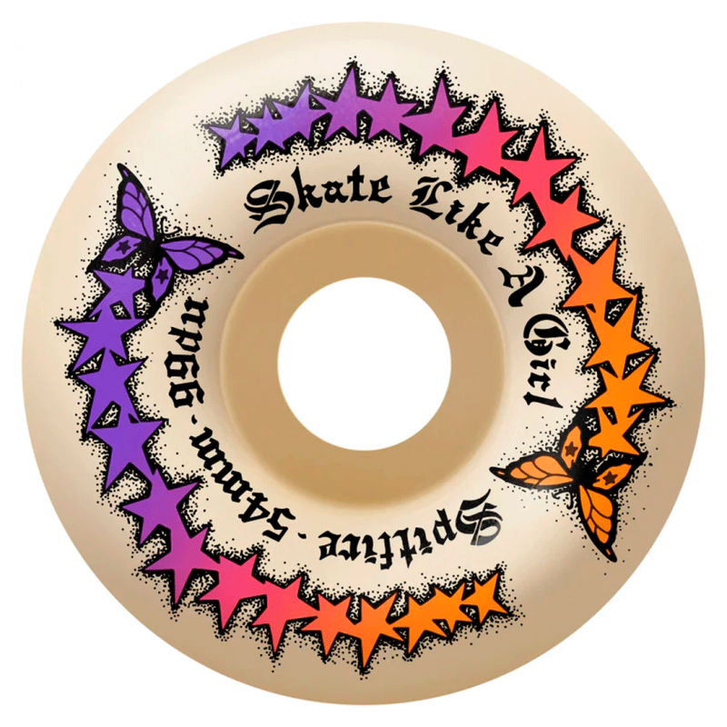 Spitfire X Skate Like A Girl Formula Four Evolution Radial Full Wheels - 54mm 99Du