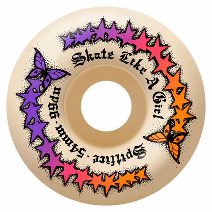 Spitfire X Skate Like A Girl Formula Four Evolution Radial Full Wheels - 54mm 99Du
