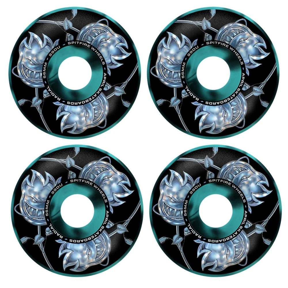 Spitfire x April Bighead Rose Radial Rodas 56mm 99A Swirl