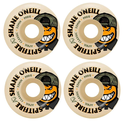 Spitfire x April Shane O'Neill Classic Rodas 52mm 99A Natural