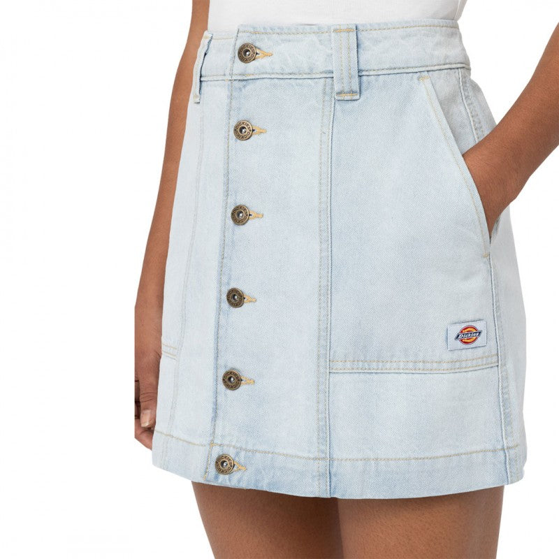 Dickies Madison W Skirt - Light Denim