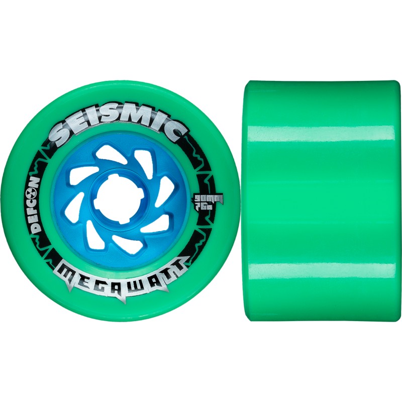 Seismic Megawatt Mint Longboard Wheels 90mm 76A